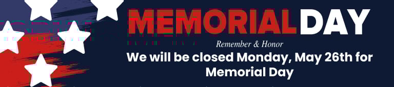 We will be closed Monday, May 26th for Memorial Day - Honest-1 Auto Care Clackamas